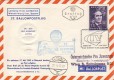 27. Ballonpost Kufstein 27.V.1962 OE-DZB Austria Blaustempel